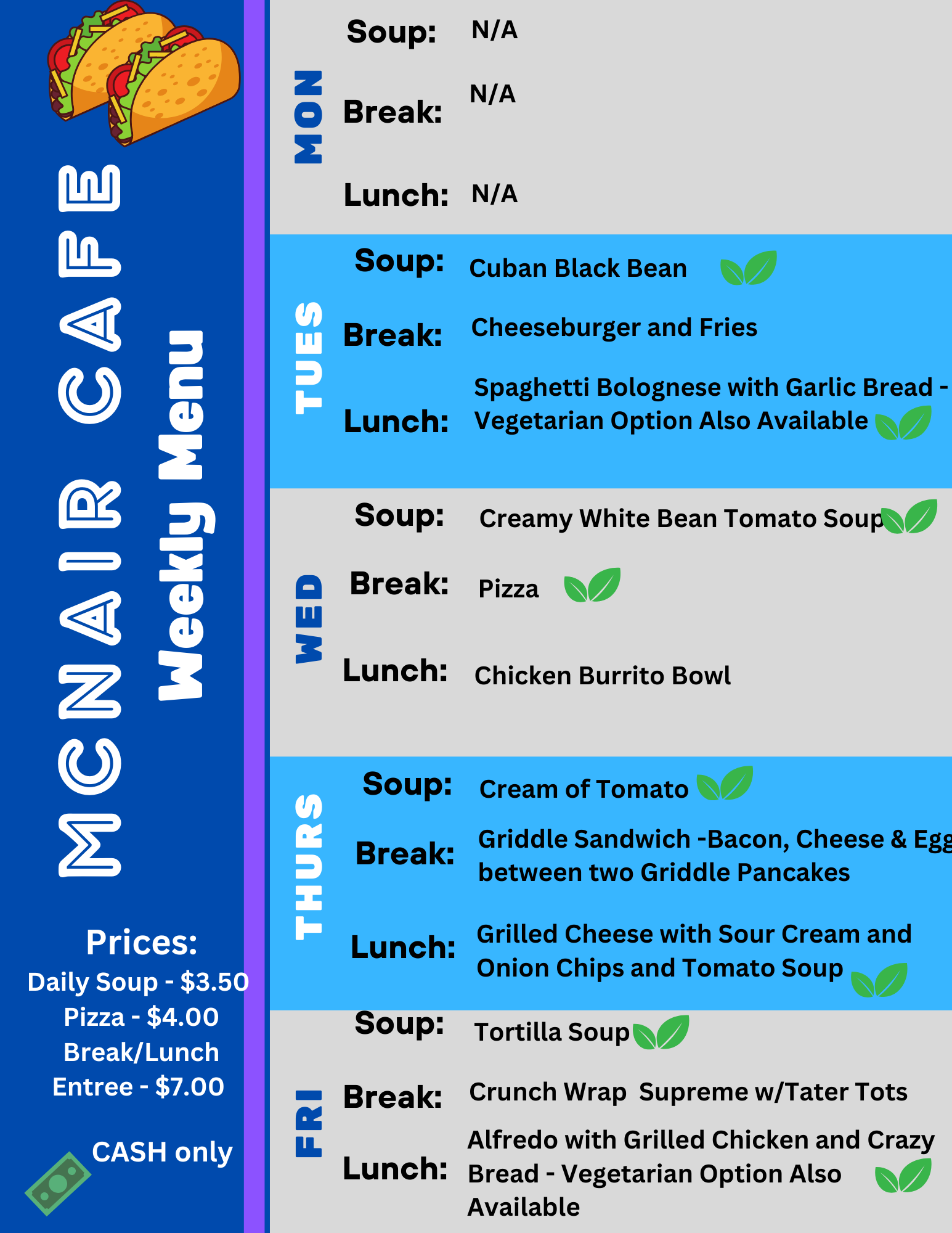 nov 12 menu