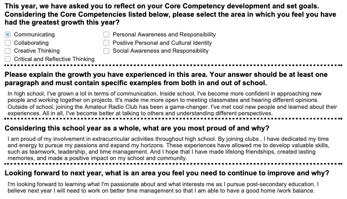 Core Competency Survey